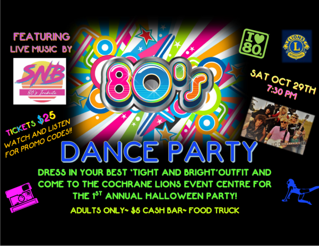 lions halloween dance party