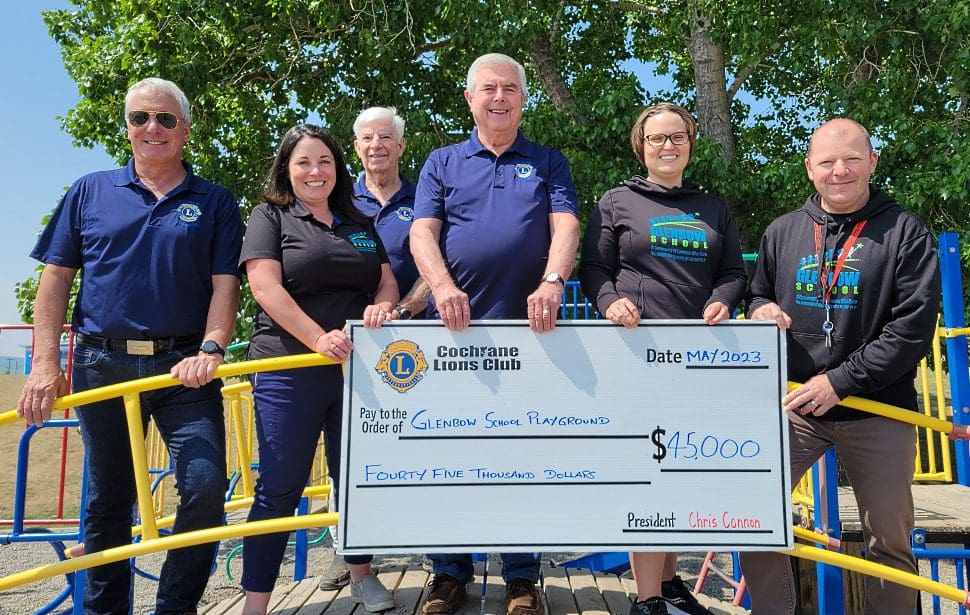 Lions donate $45,000 towards new Glenbow playground